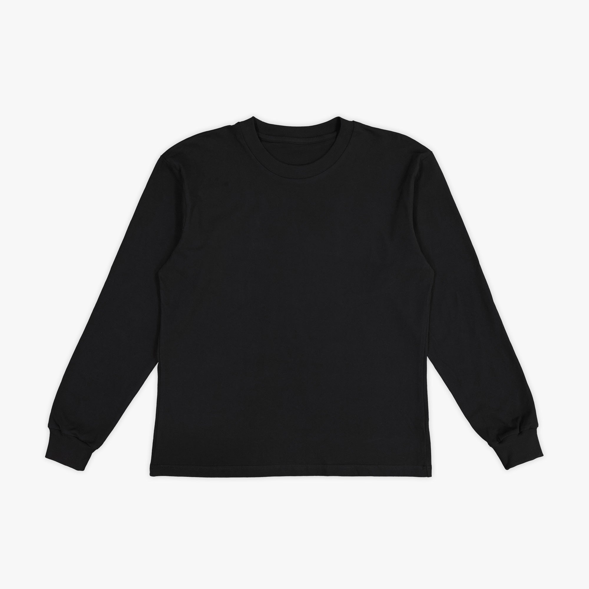 Black Long Sleeve Tee – Premium Blanks